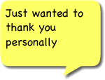 Thank you personally