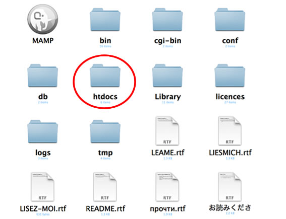 htdocs folder